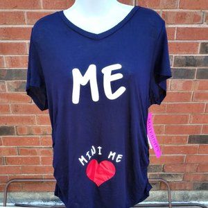 French Pastry Graphic Maternity Shirt Short Sleeve